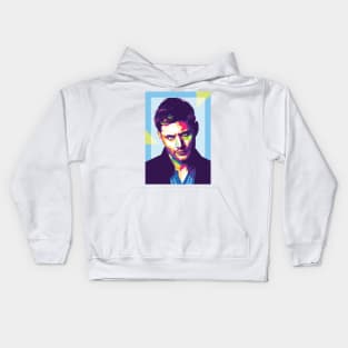 Jensen Ackles WPAP V1 Kids Hoodie